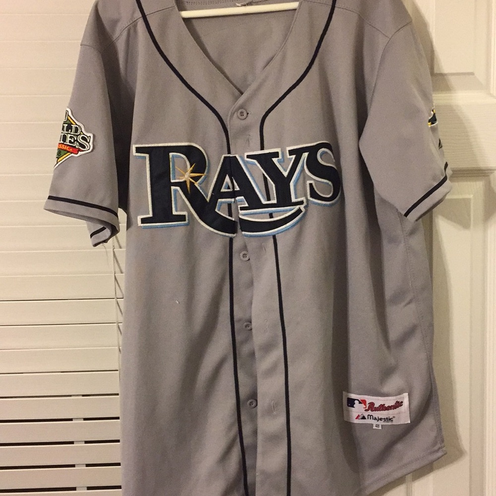 2008 World Series Kazmir Rays Jersey